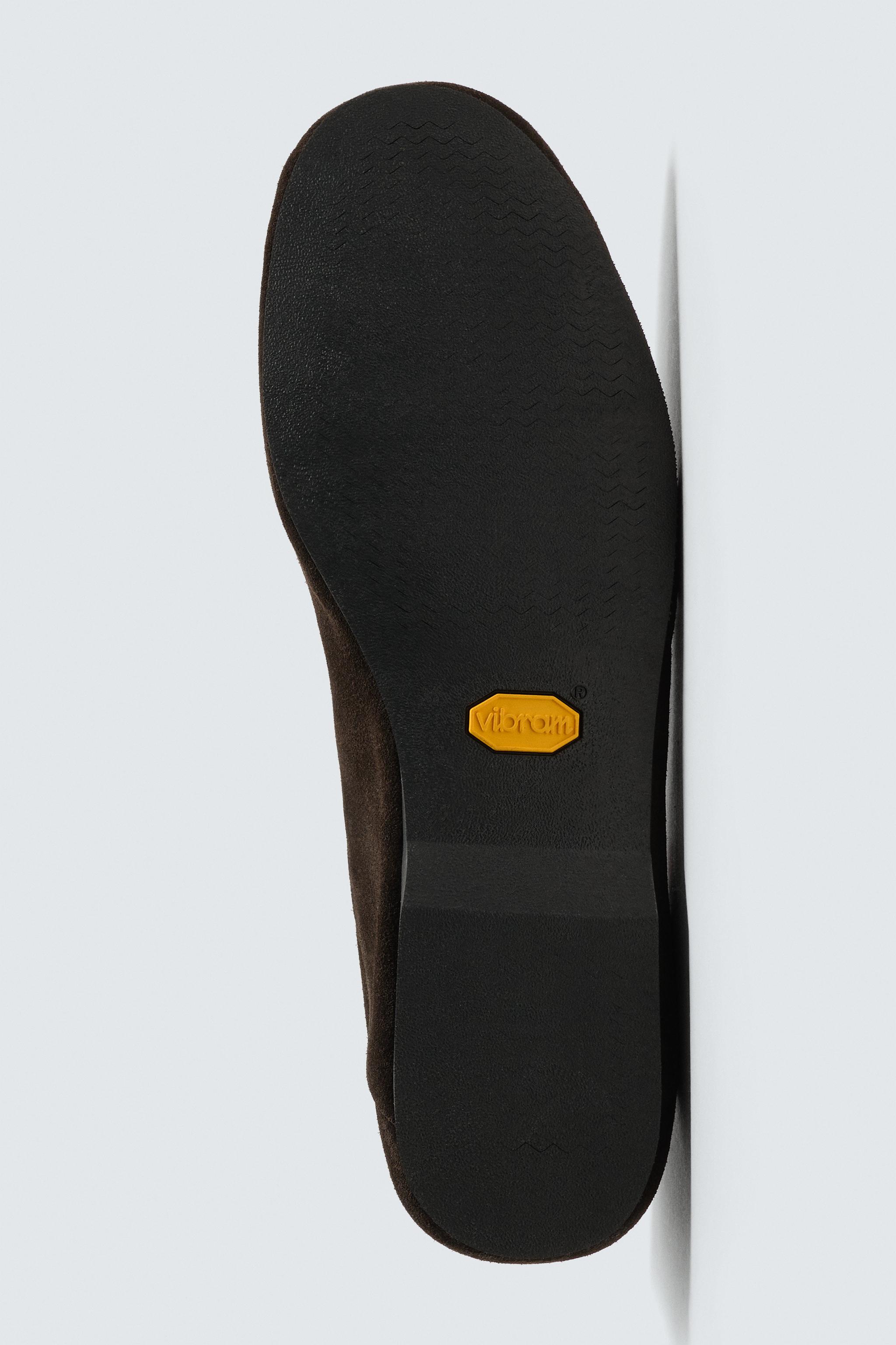 LEATHER SHOES WITH VIBRAM® SOLE AARON LEVINE X ZARA